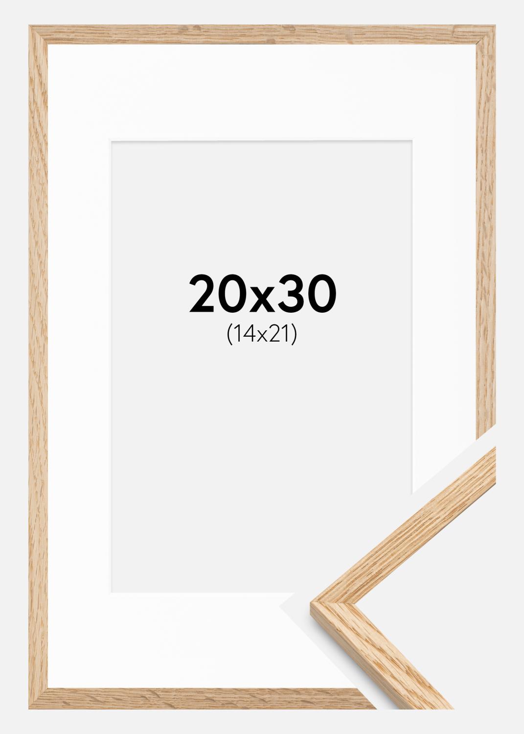 Product Image for Ram Tunn Ek 20x30 cm - Passepartout Vit 15x22 cm