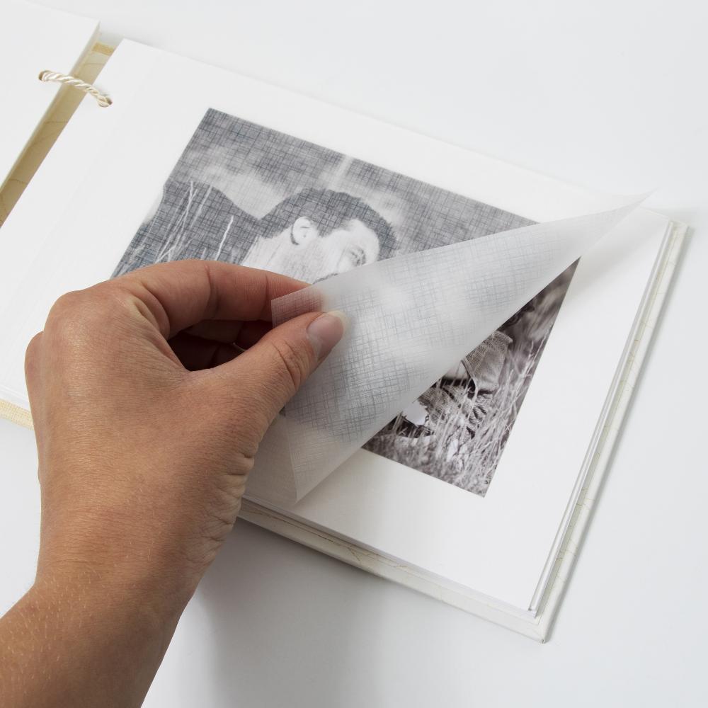 Babyalbum Bambini Creme - 23,5x16 cm (40 Vita sidor / 20 blad)