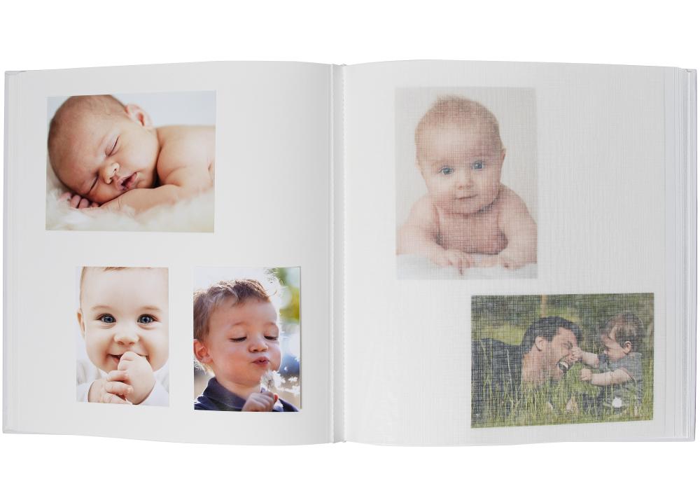 Barnalbum Pirat Skola - 28x30,5 cm (50 Vita sidor / 25 blad)