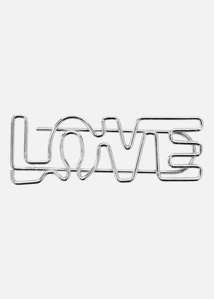 PAC Metall Paperclip LOVE Silver
