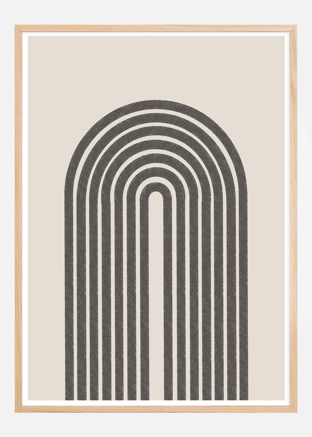 Flow Shapes No13 Poster (50x70 cm)