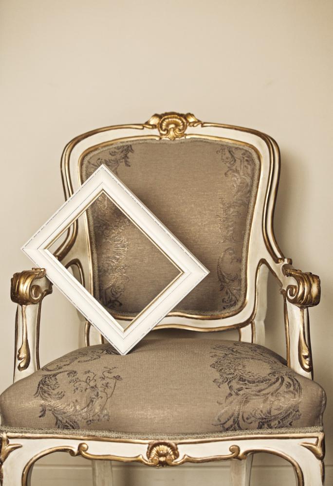 Ram Sally Vit 30x40 cm