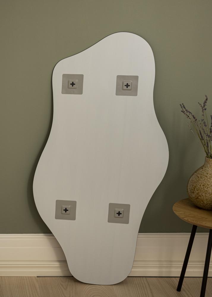 Spegel Wave Grey 55x110 cm