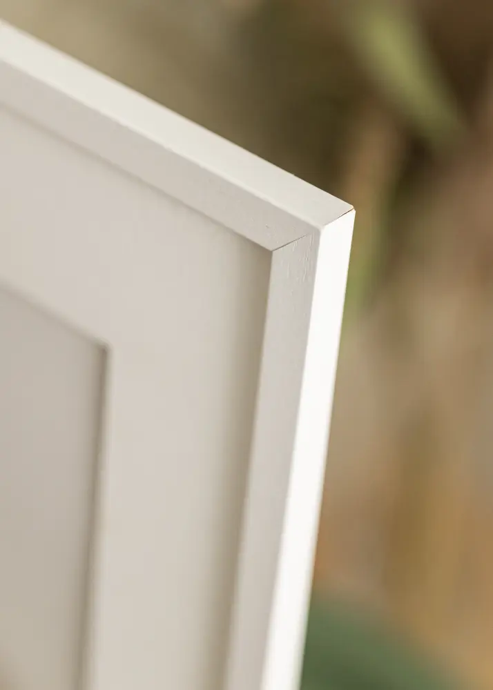 Ram Edsbyn Vit 45x55 cm - Passepartout Vit 34x46 cm