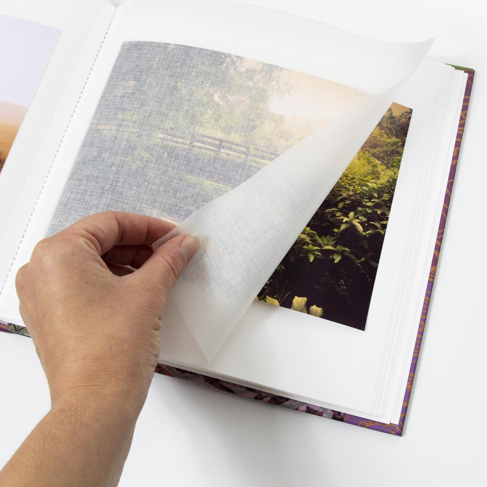 Buddha Rosa - 26x20 cm (40 Vita sidor / 20 blad)