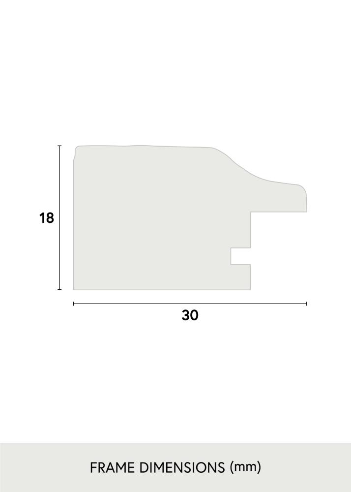 Ram Leonie Svart 10x15 cm