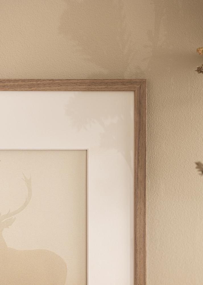 Ram Edsbyn Akrylglas Ljus Valnöt 50x70 cm