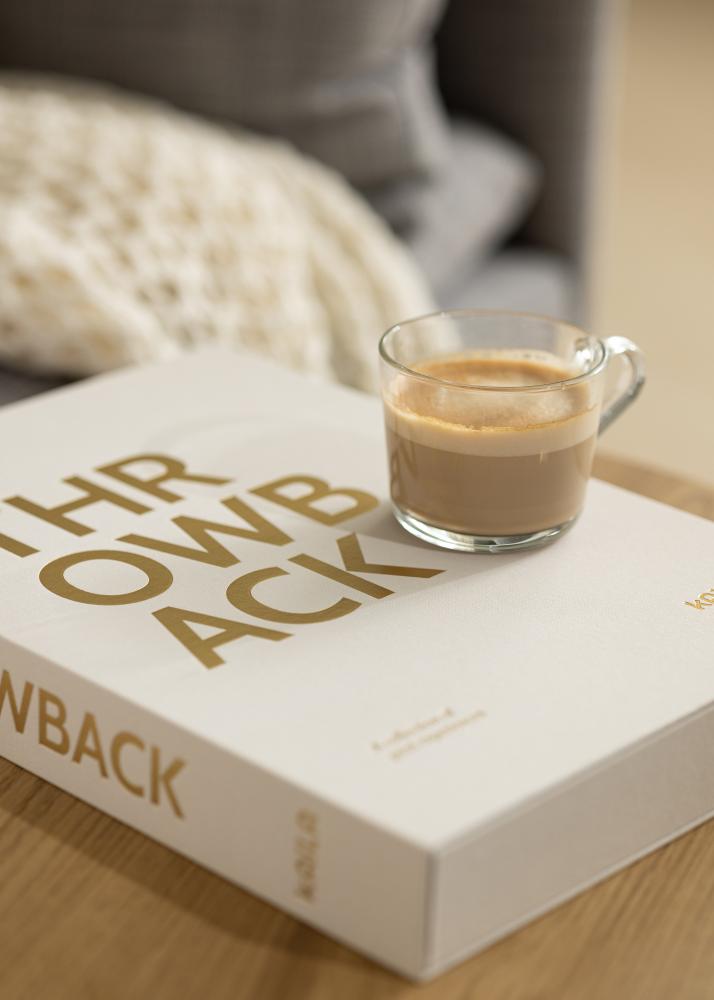 KAILA THROWBACK Warm Grey XL - Coffee Table Photo Album - 60 Bilder i 11x15 cm