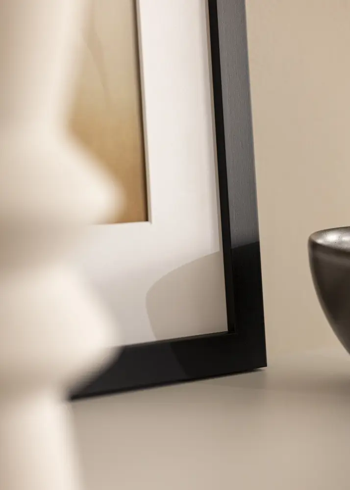 Ram Black Wood Akrylglas 50x80 cm