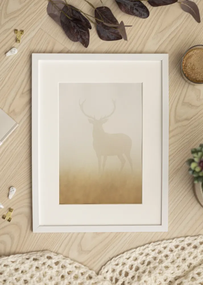 Ram Trendy Akrylglas Vit 59,4x84 cm (A1)