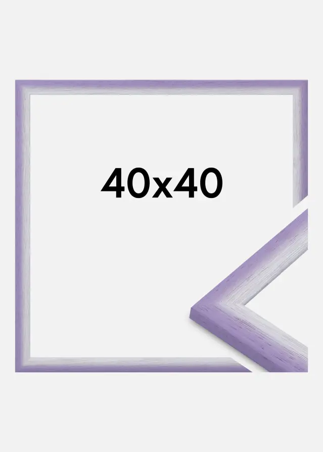 Ram Cornwall Akrylglas Ljuslila 40x40 cm