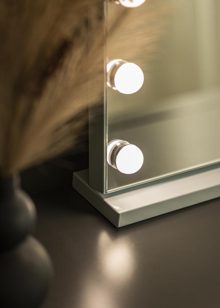 KAILA Sminkspegel Hollywood 15 Vit 58x46 cm