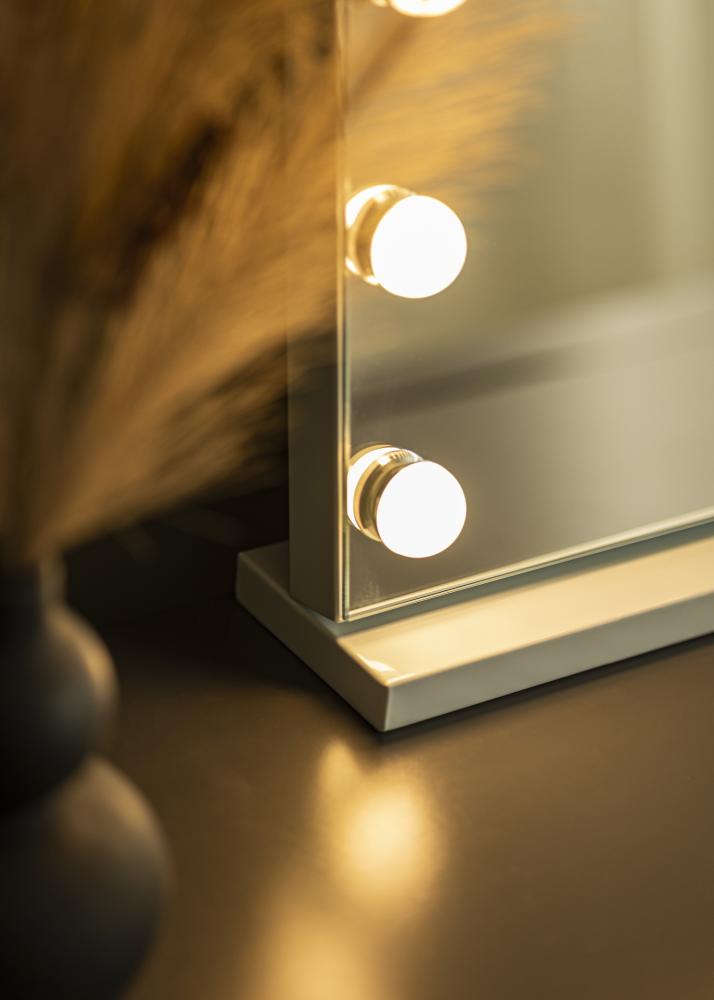 KAILA Sminkspegel Hollywood 15 Vit 58x46 cm