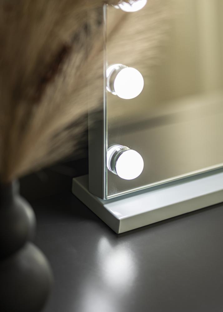 KAILA Sminkspegel Hollywood 15 Vit 58x46 cm