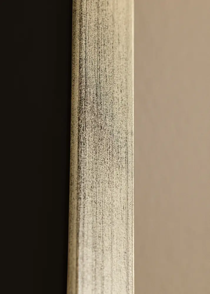 Ram Stilren Silver 30x40 cm - Passepartout Svart 21x29,7 cm (A4)