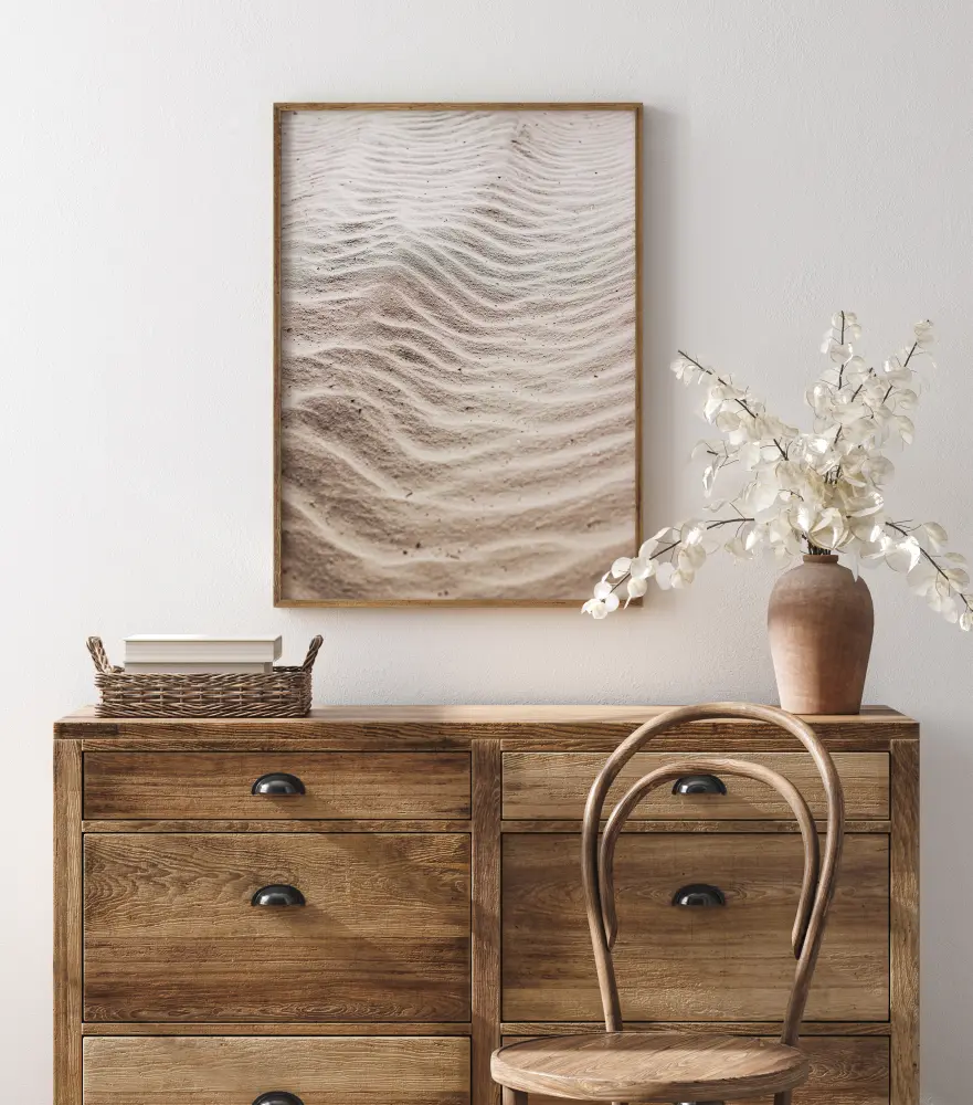 Wavy Sand Poster