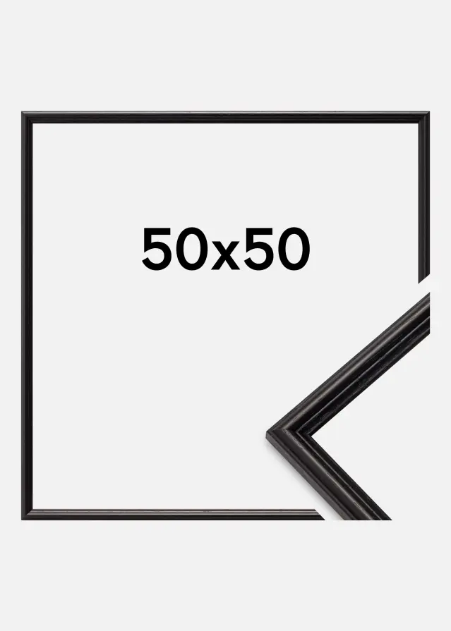 Ram Horndal Akrylglas Svart 50x50 cm