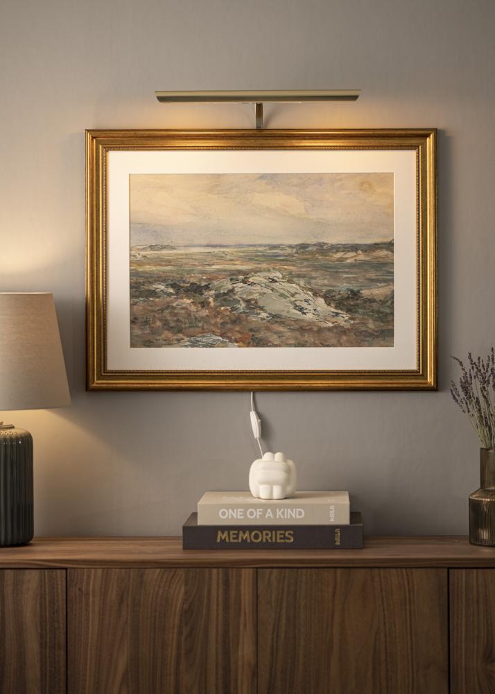 Eklunds Uno 2 tavelbelysning - Mässing