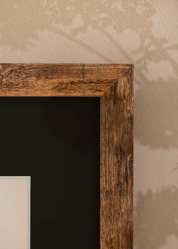 Ram Fiorito Washed Oak 42x59,4 cm (A2) - Passepartout Svart 25x38 cm