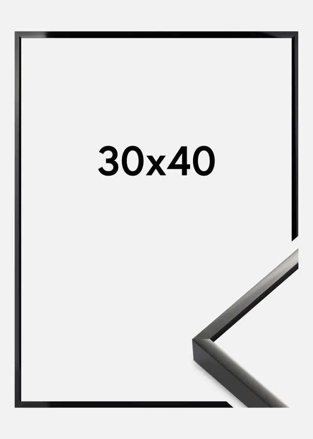 Ram Nielsen Premium Alpha Blank Svart 30x40 cm