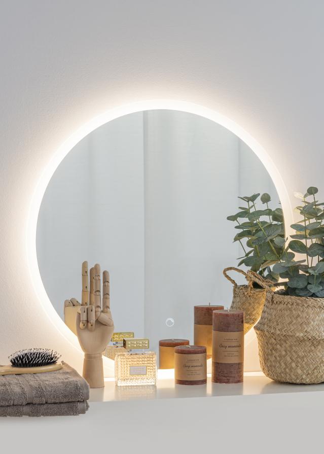 KAILA Spegel Frost LED 60 cm Ø