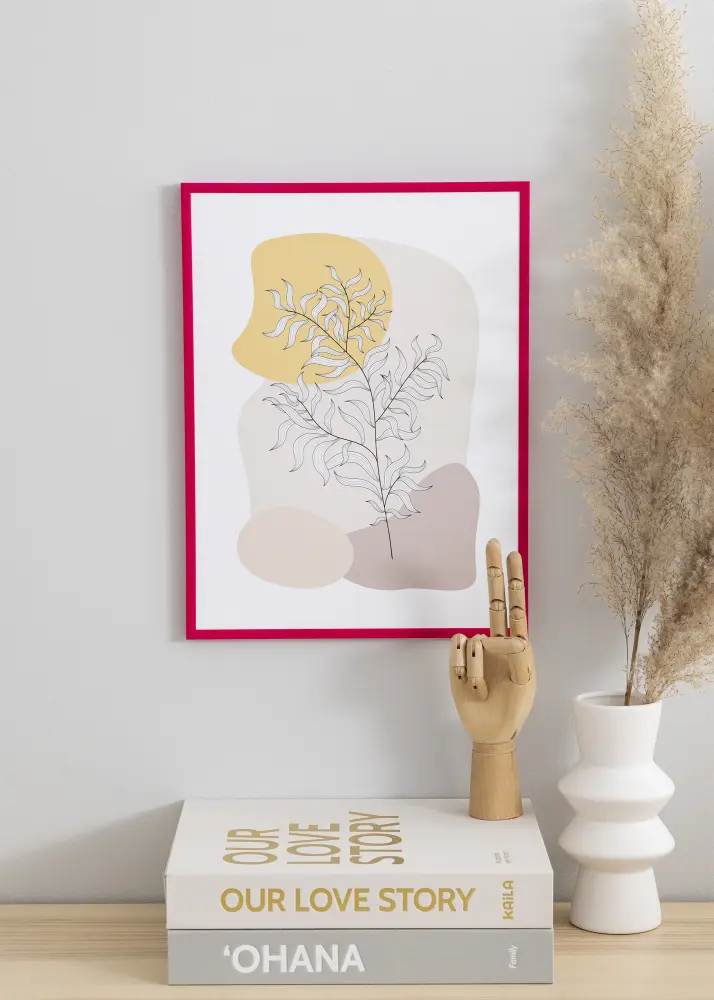 Ram New Lifestyle Rose 30x40 cm - Passepartout Vit 21x29,7 cm (A4)