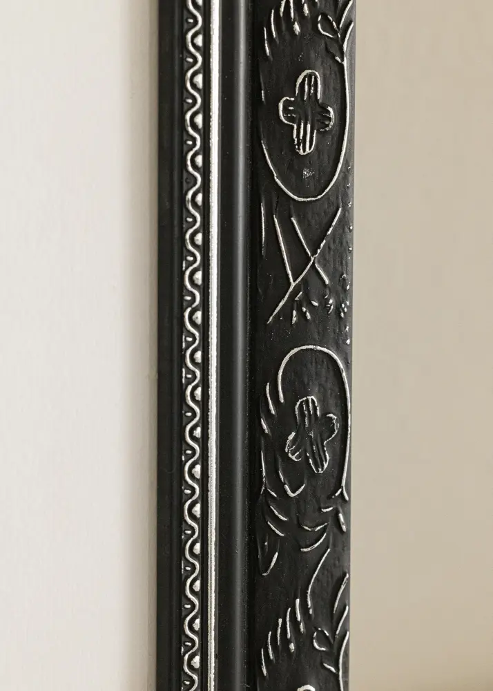 Ram Barock Svart 13x18 cm