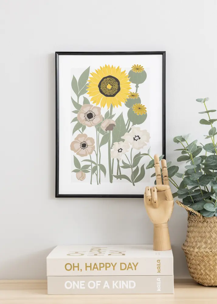 Ram Hipster Svart 60x80 cm