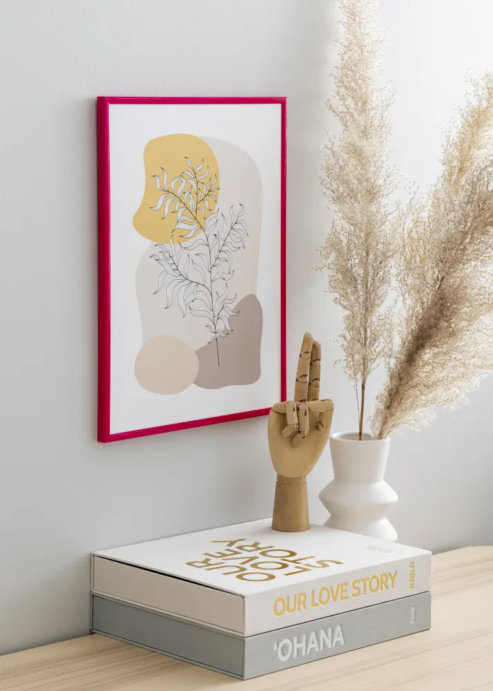 Ram New Lifestyle Rose 30x40 cm - Passepartout Vit 21x29,7 cm (A4)