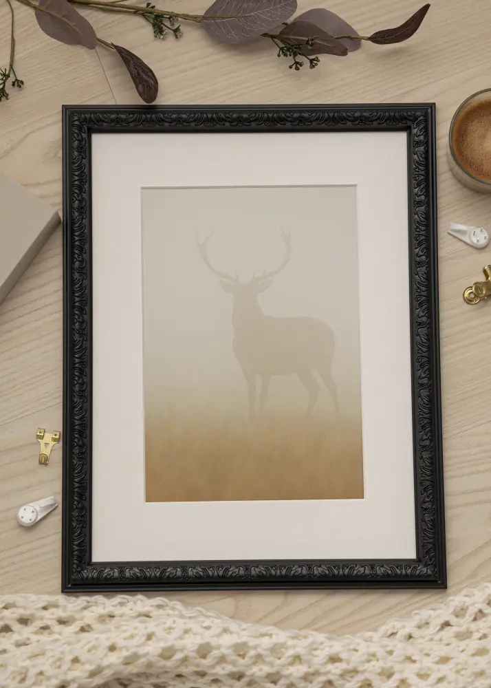 Ram Nostalgia Svart 21x30 cm