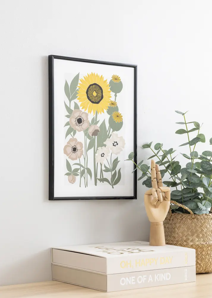 Ram Hipster Svart 60x80 cm