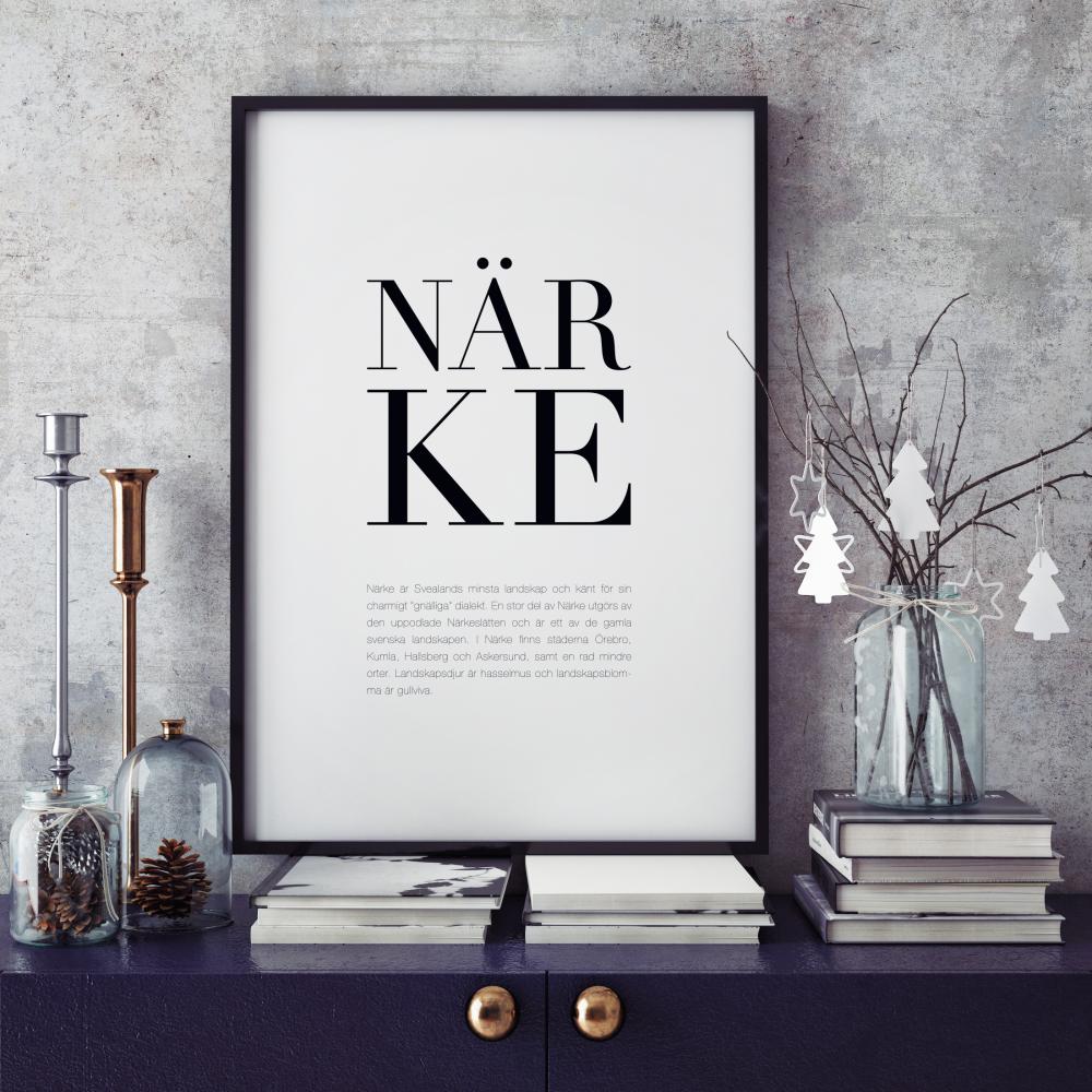 Landskap Närke Poster