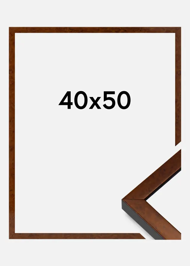 Ram Ares Akrylglas Burr Walnut 40x50 cm