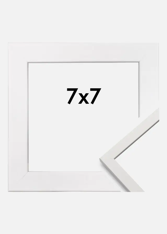 Ram Edsbyn Akrylglas Vit 7x7 cm