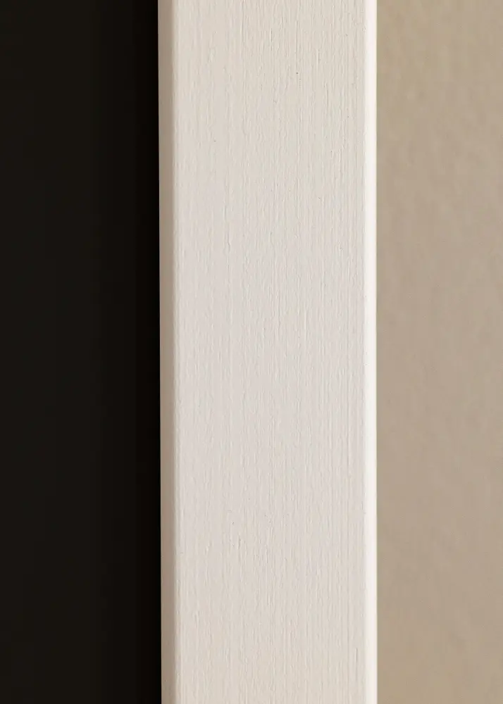 Ram Trendline Vit 55x70 cm - Passepartout Svart 43,2x61 cm (A2+)