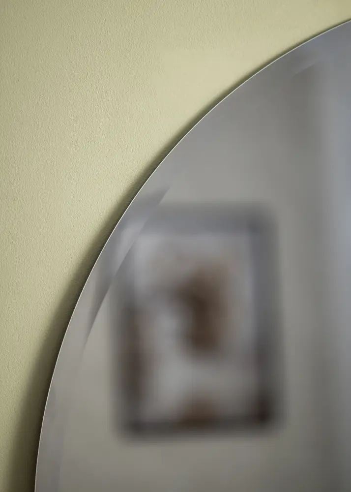 KAILA Rund Spegel Dark Smoked Grey 90 cm Ø