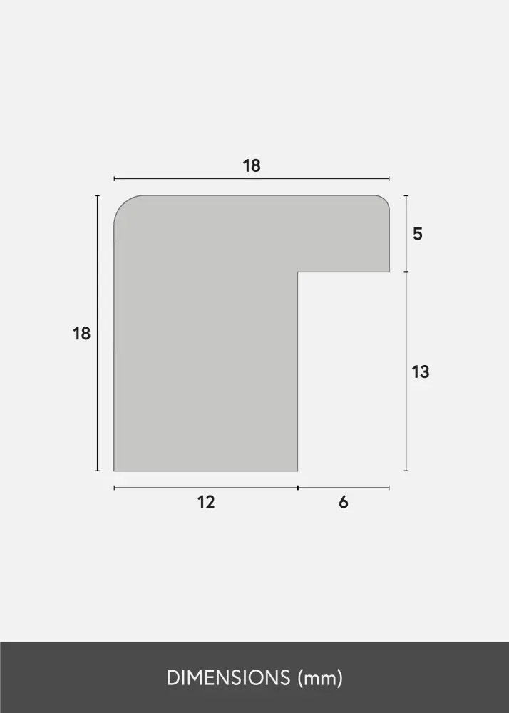 Ram Selection Akrylglas Ek 60x70 cm