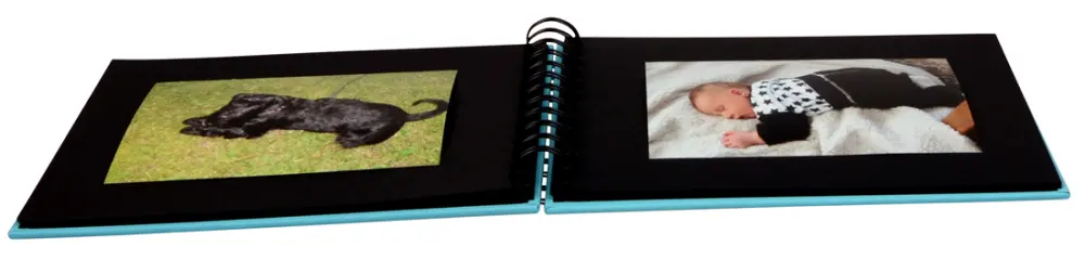 Fotoalbum Fun Turkos - 23x17 cm (40 svarta sidor)