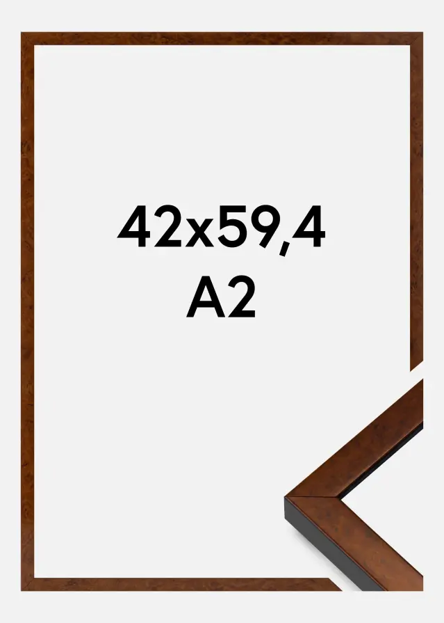 Ram Ares Akrylglas Burr Walnut 42x59,4 cm (A2)