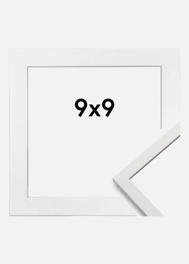 Ram Edsbyn Akrylglas Vit 9x9 cm