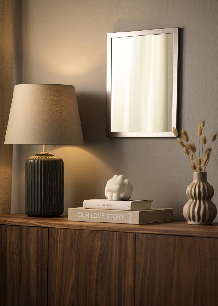 Spegel Uppsala Silver - Egna mått