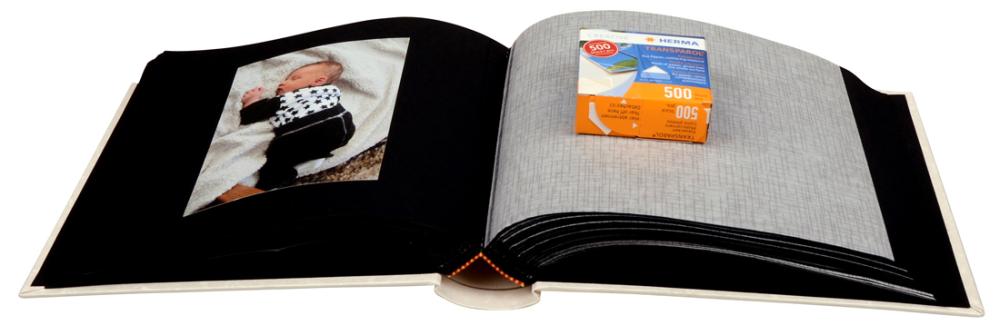 Fotoalbum Estancia Bröllopsalbum - 21x22 cm (100 Svarta sidor)