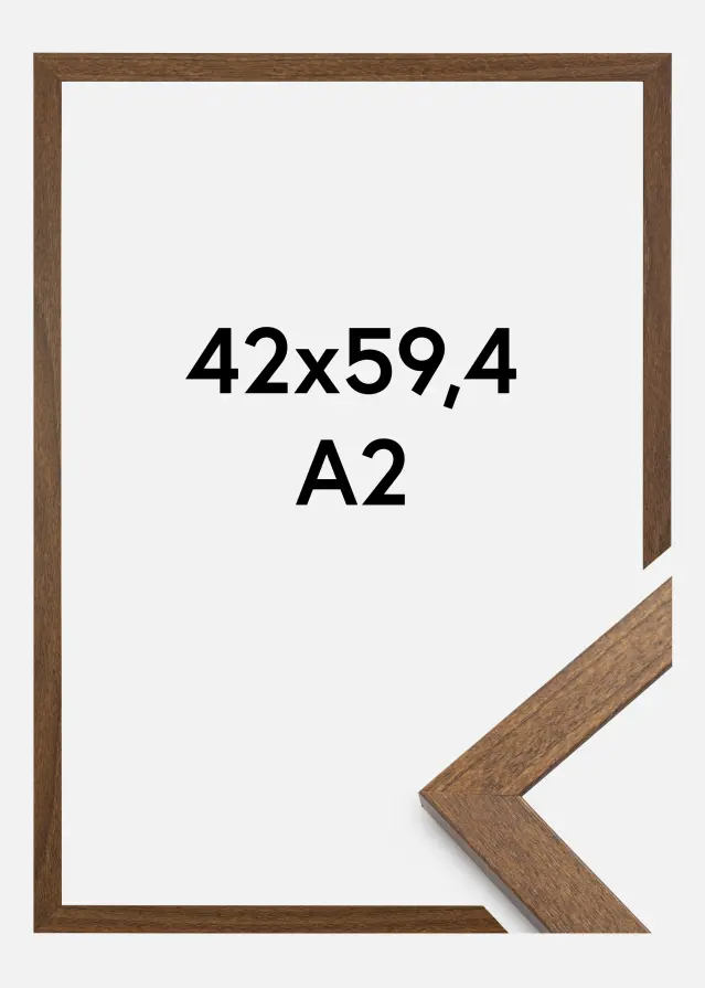 Ram Stilren Akrylglas Warm Brown 42x59,4 cm (A2)