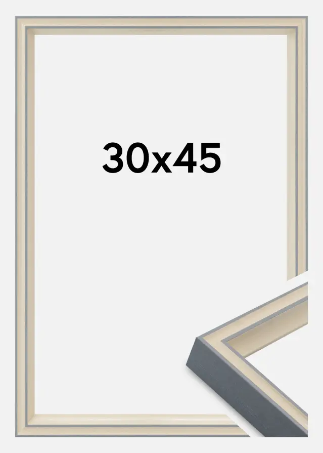 Ram Riga Akrylglas Grå 30x45 cm