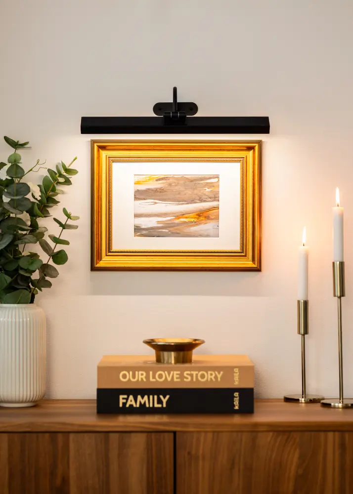 KAILA Flare Batteridriven Tavelbelysning 40 cm - Svart