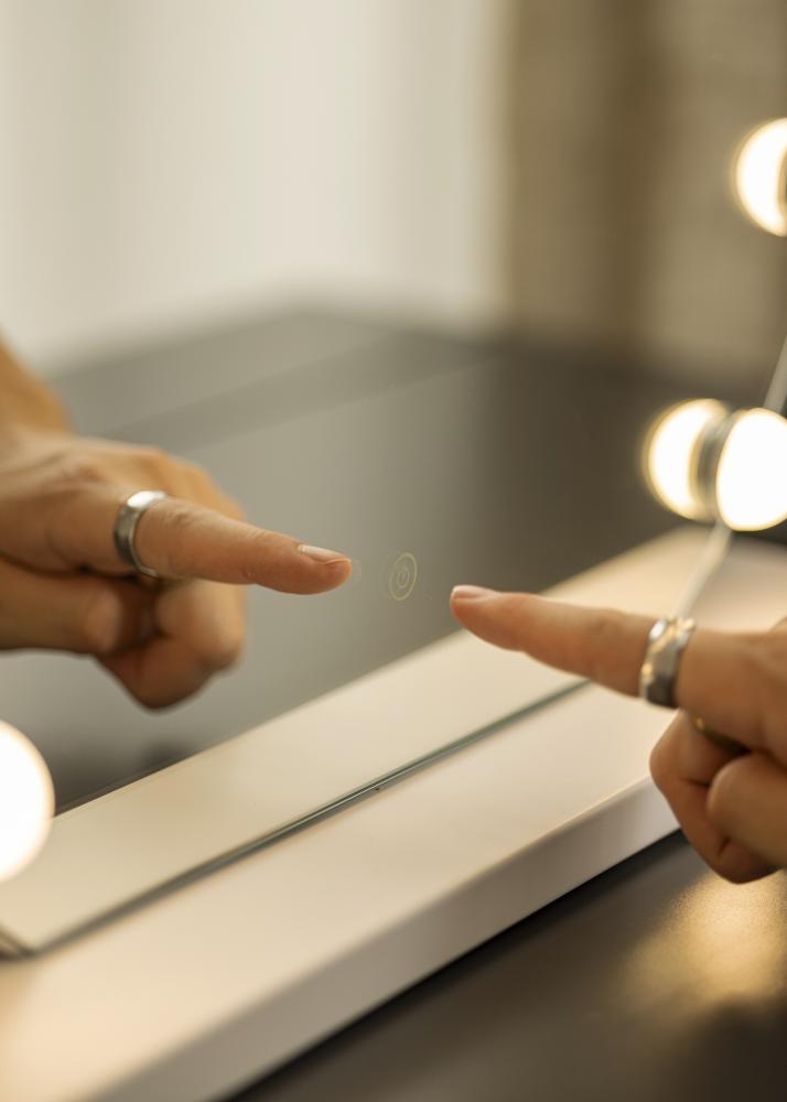 KAILA Sminkspegel V Vit - 50x48 cm