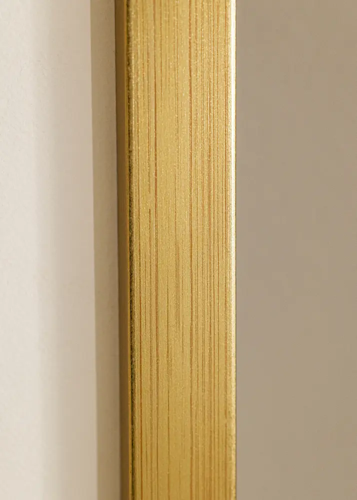 Blocky Guld 85x115 cm - Passepartout Vit 70x100 cm