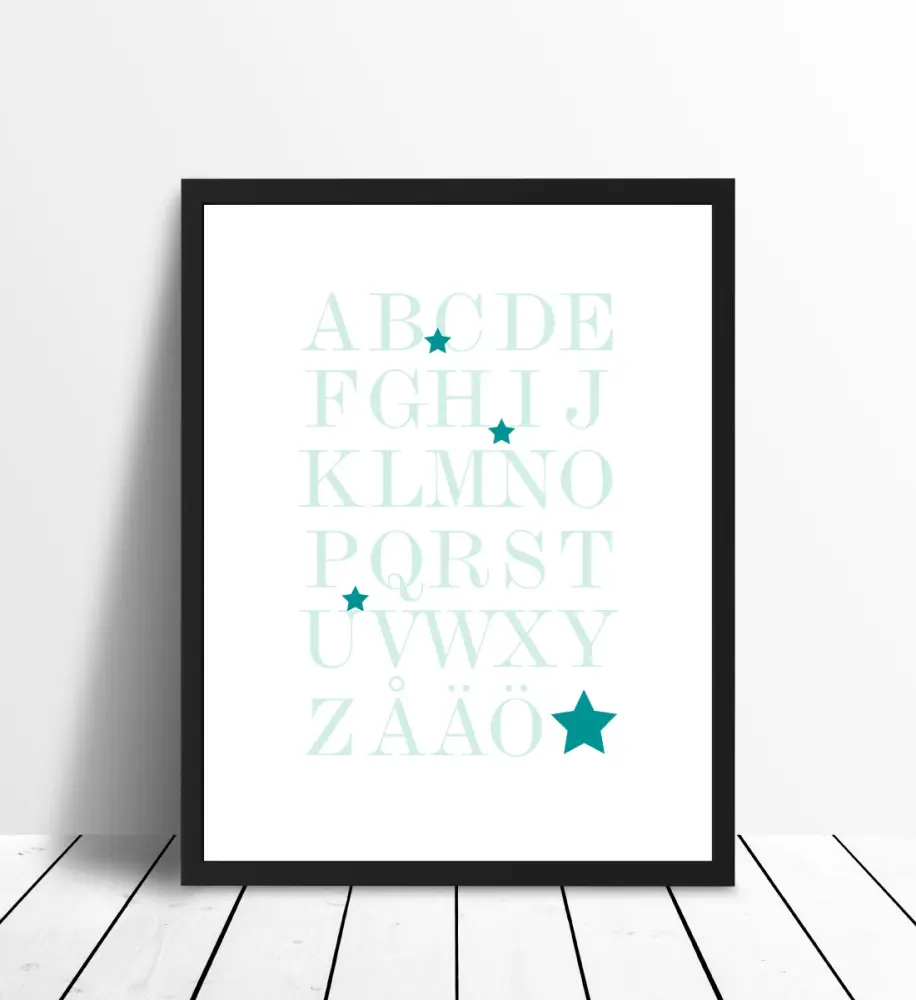 ABC - Havsturkos Poster