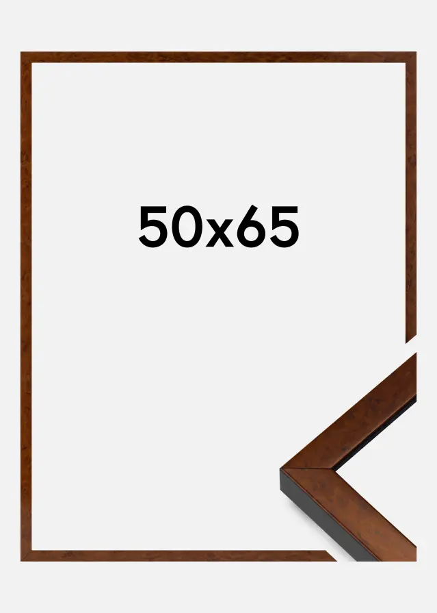 Ram Ares Akrylglas Burr Walnut 50x65 cm