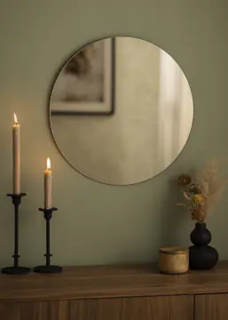 KAILA Rund Spegel Dark Bronze 50 cm Ø